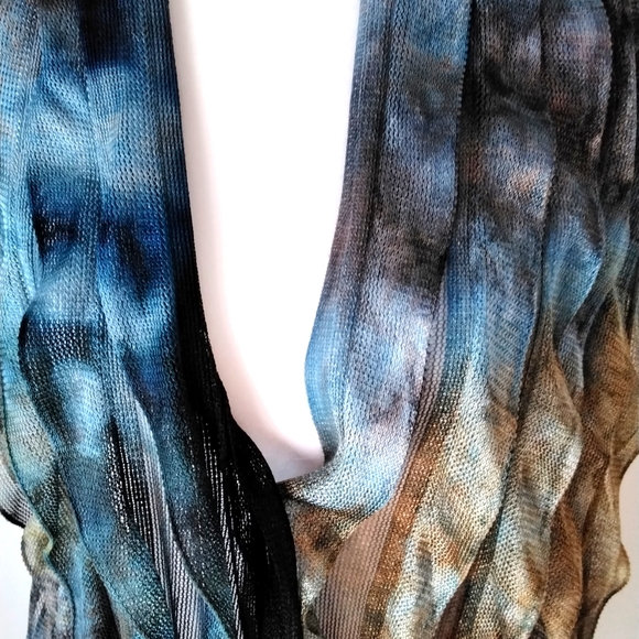 Ladies multi-coloured infinity scarf - Picture 2 of 7